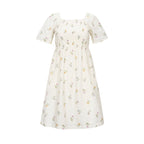 Organic Bell Sleeve Smocked Dress