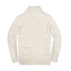 Organic Half Zip Cable Sweater