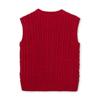 Organic Cable Sweater Vest