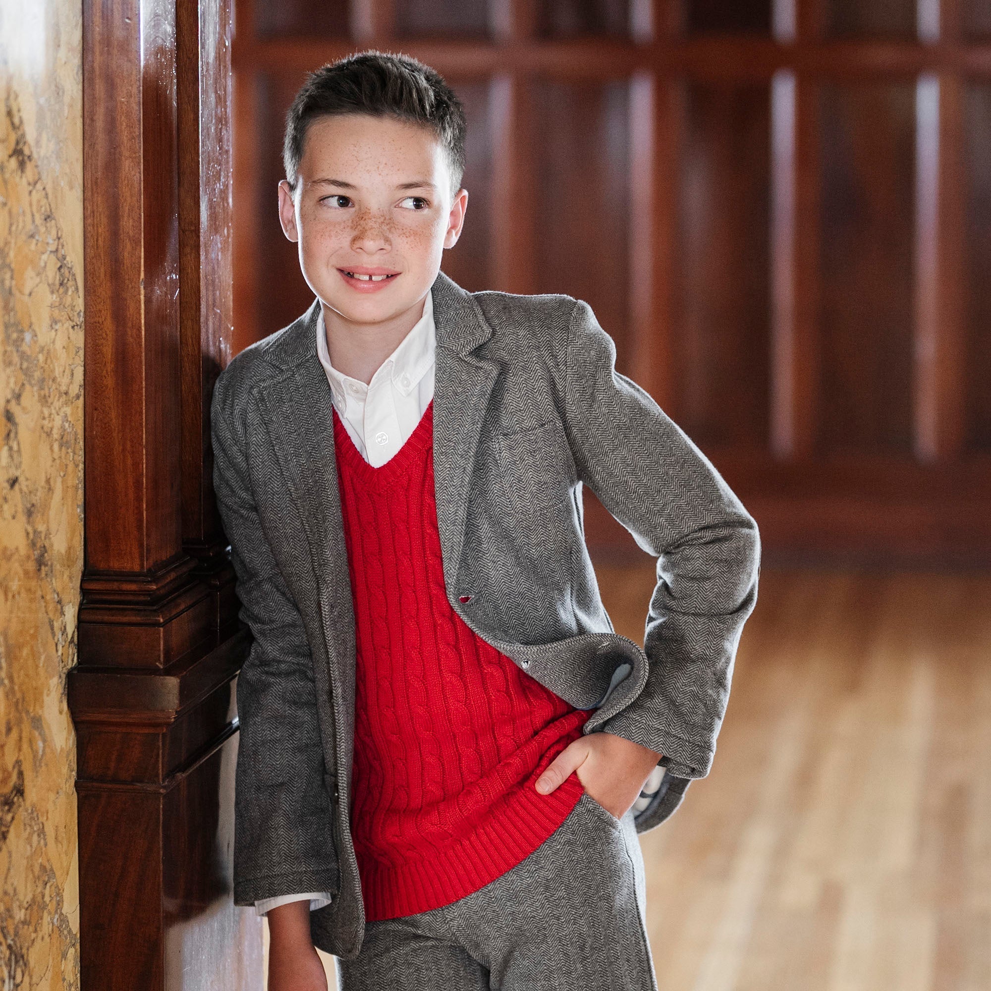 Organic Cable Sweater Vest