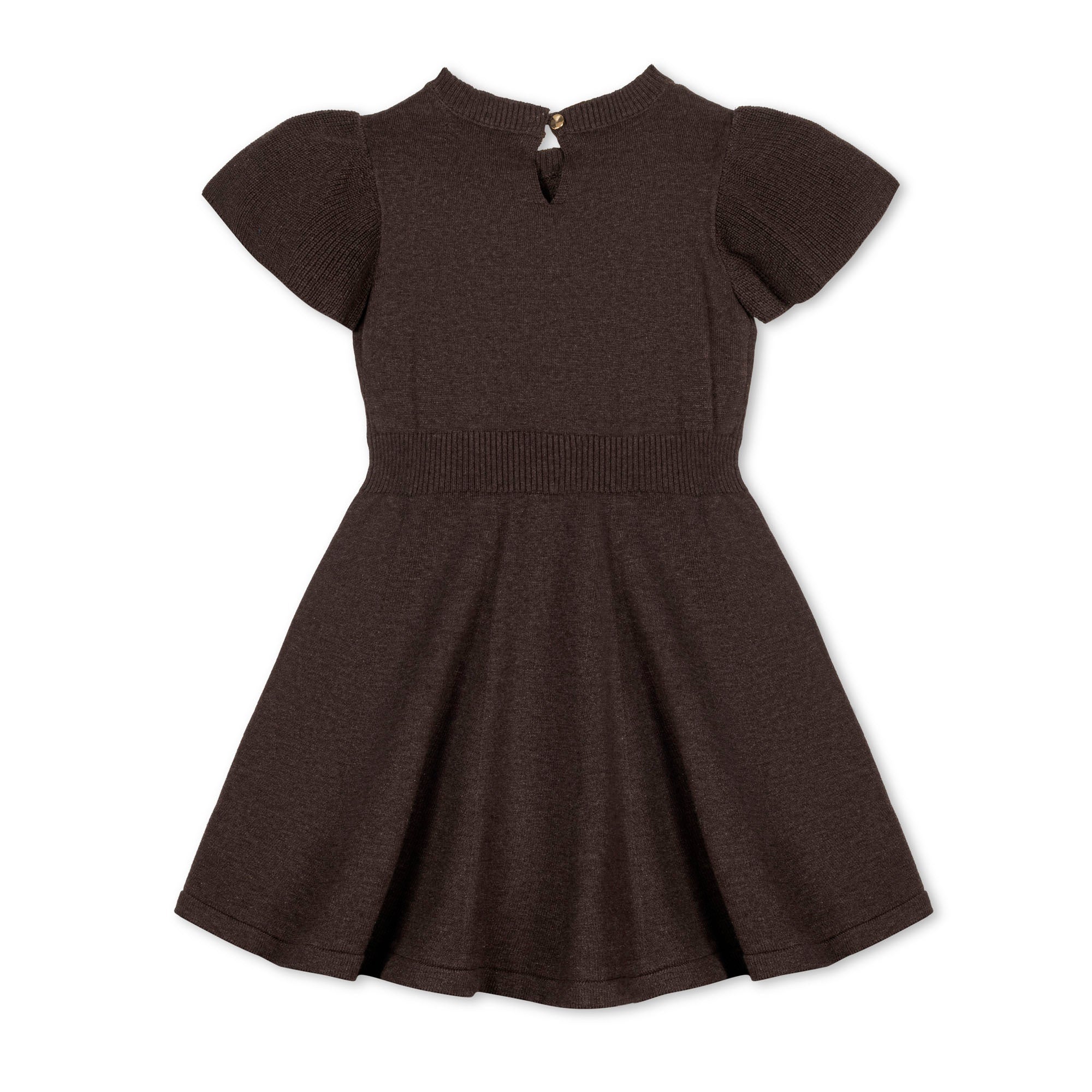Organic Flutter Sleeve Sweater Dress