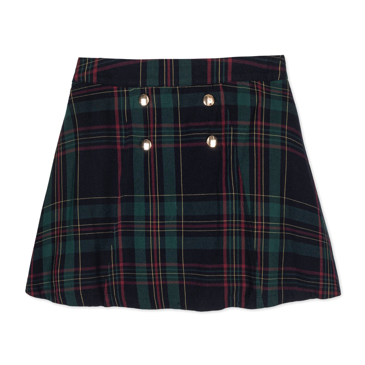 Organic Double Button Skirt