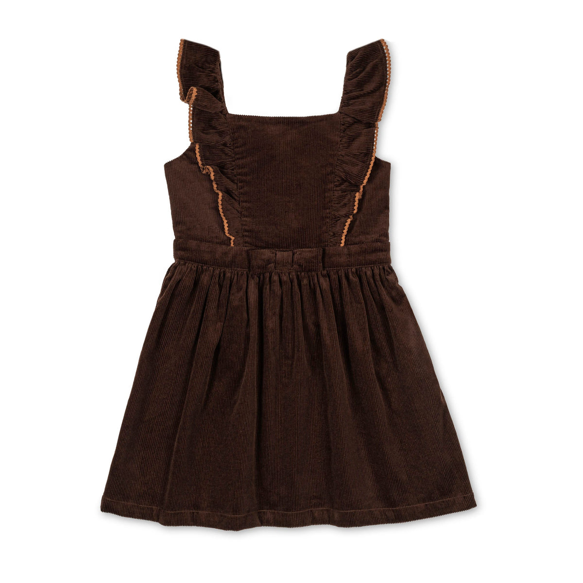 Organic Corduroy Ruffle Jumper