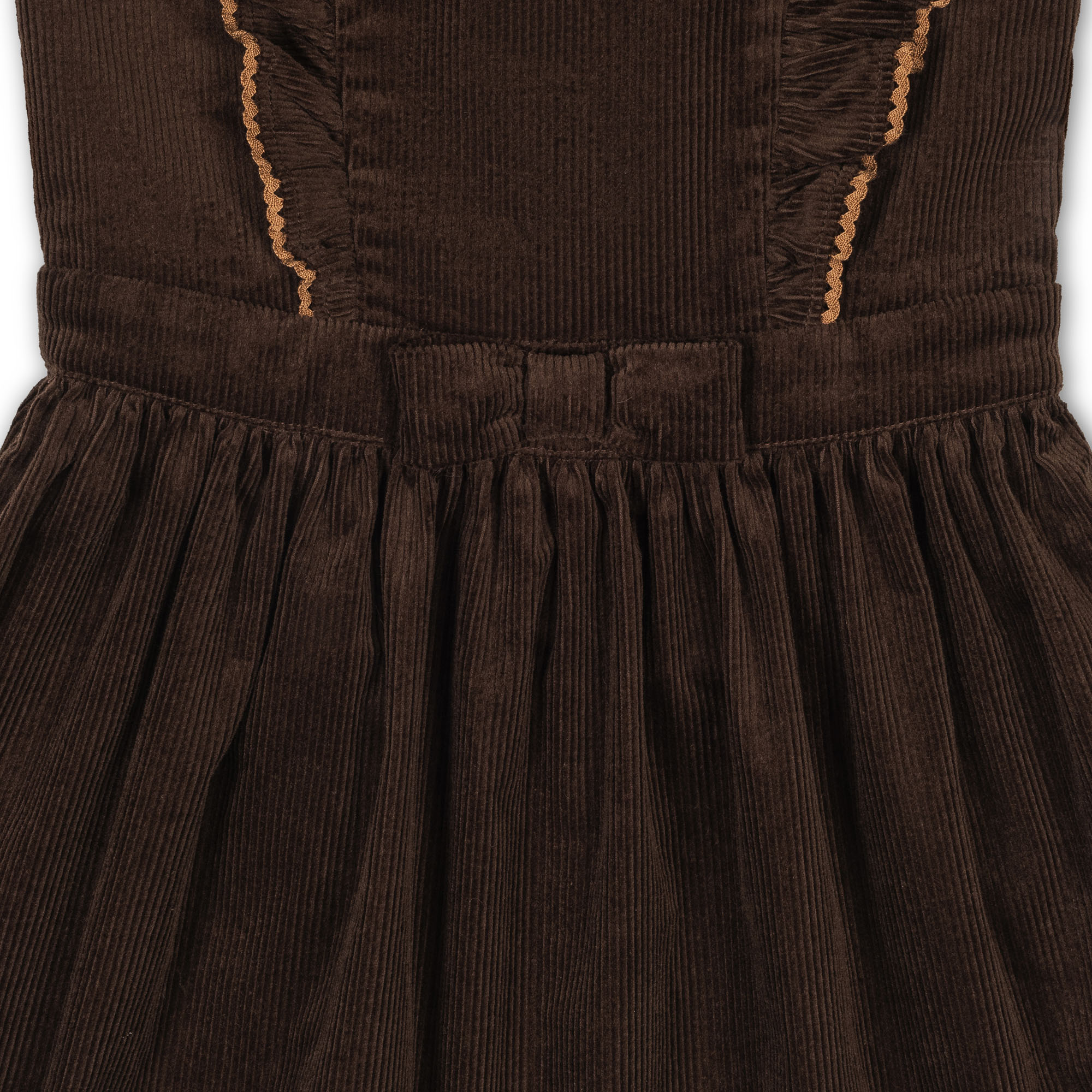 Organic Corduroy Ruffle Jumper