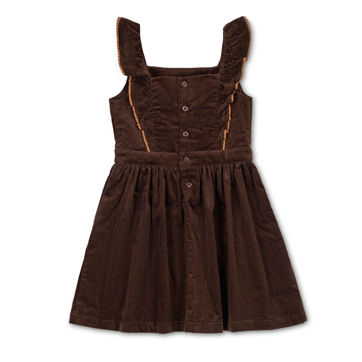 Organic Corduroy Ruffle Jumper