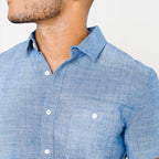 Organic Chambray Short Sleeve Shirt