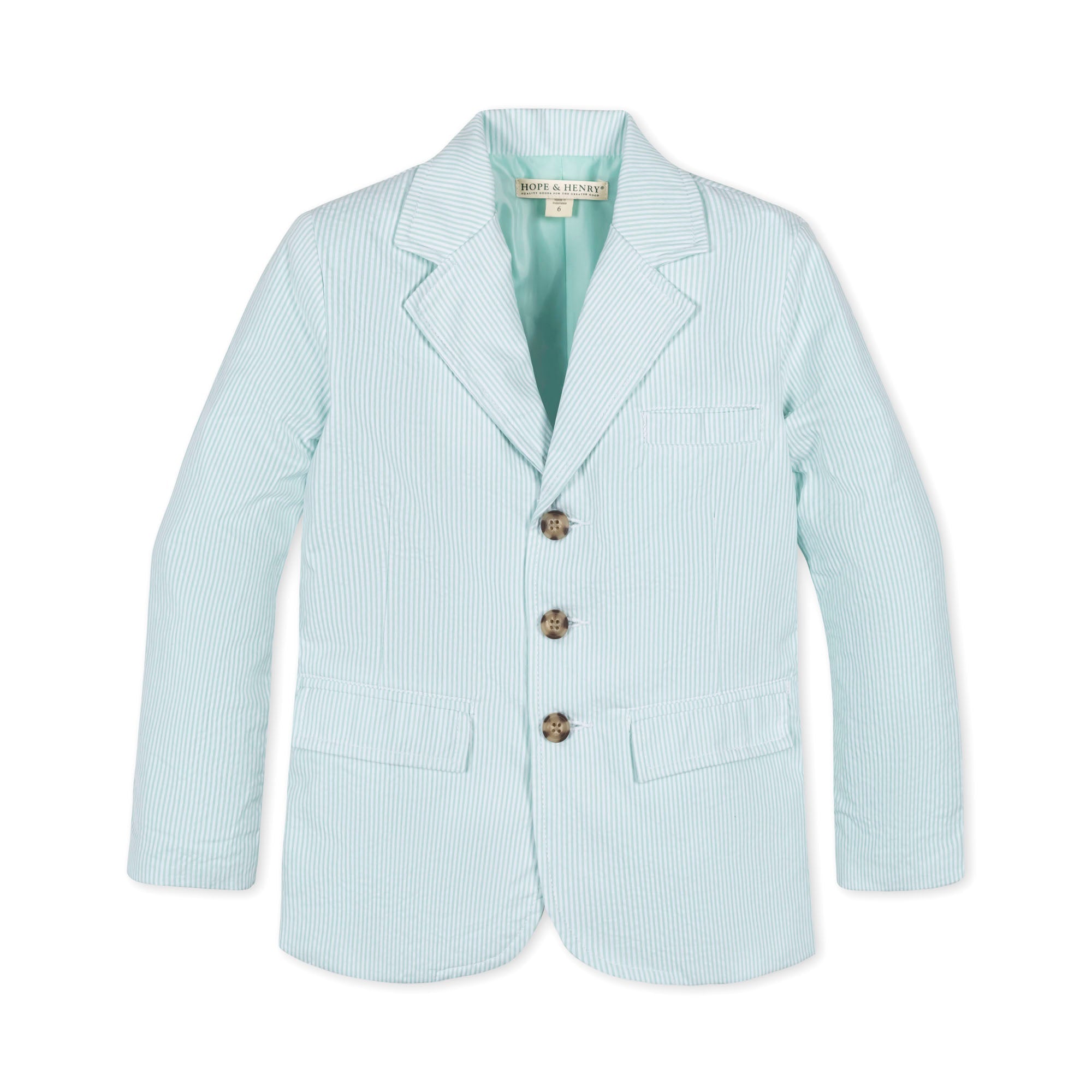 Organic Seersucker Suit Jacket