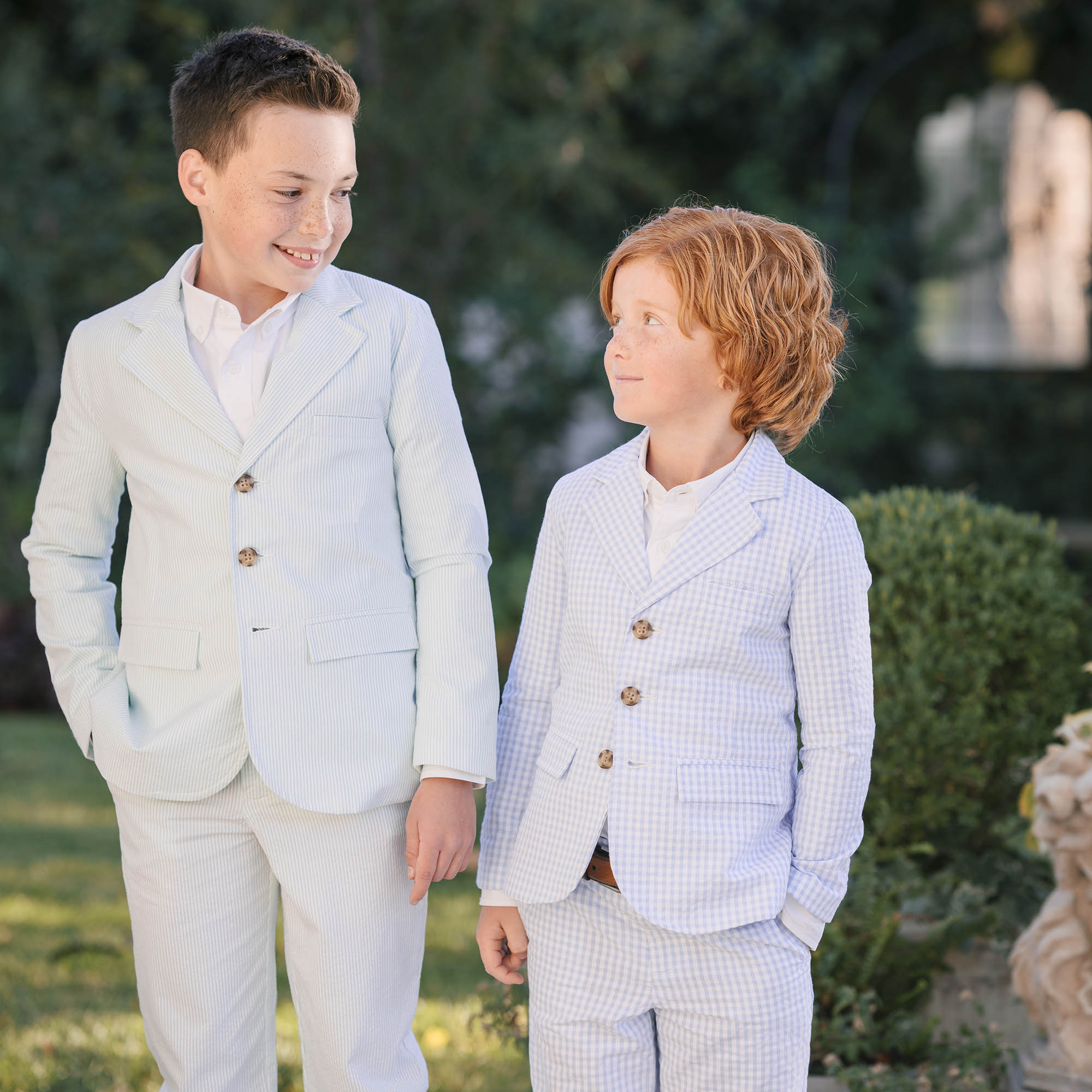 Organic Seersucker Suit Jacket