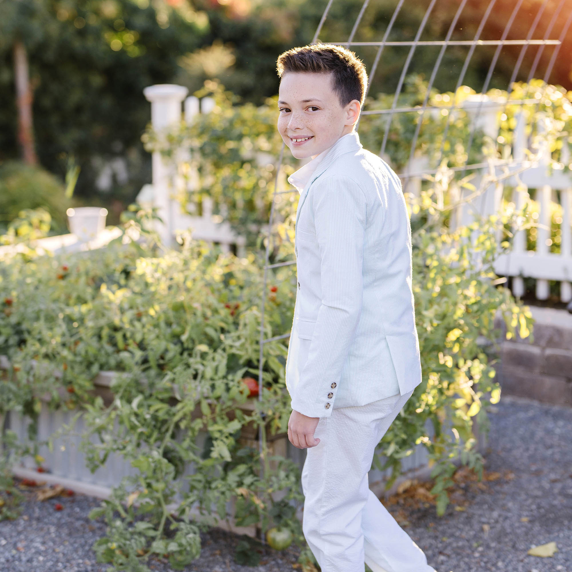 Organic Seersucker Suit Jacket