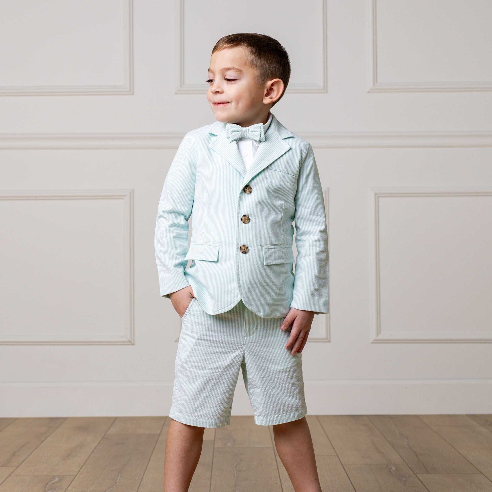 Organic Seersucker Suit Jacket