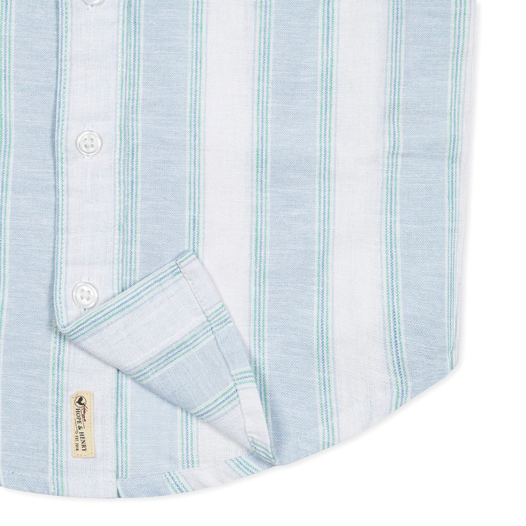 Linen Short Sleeve Button Down Shirt