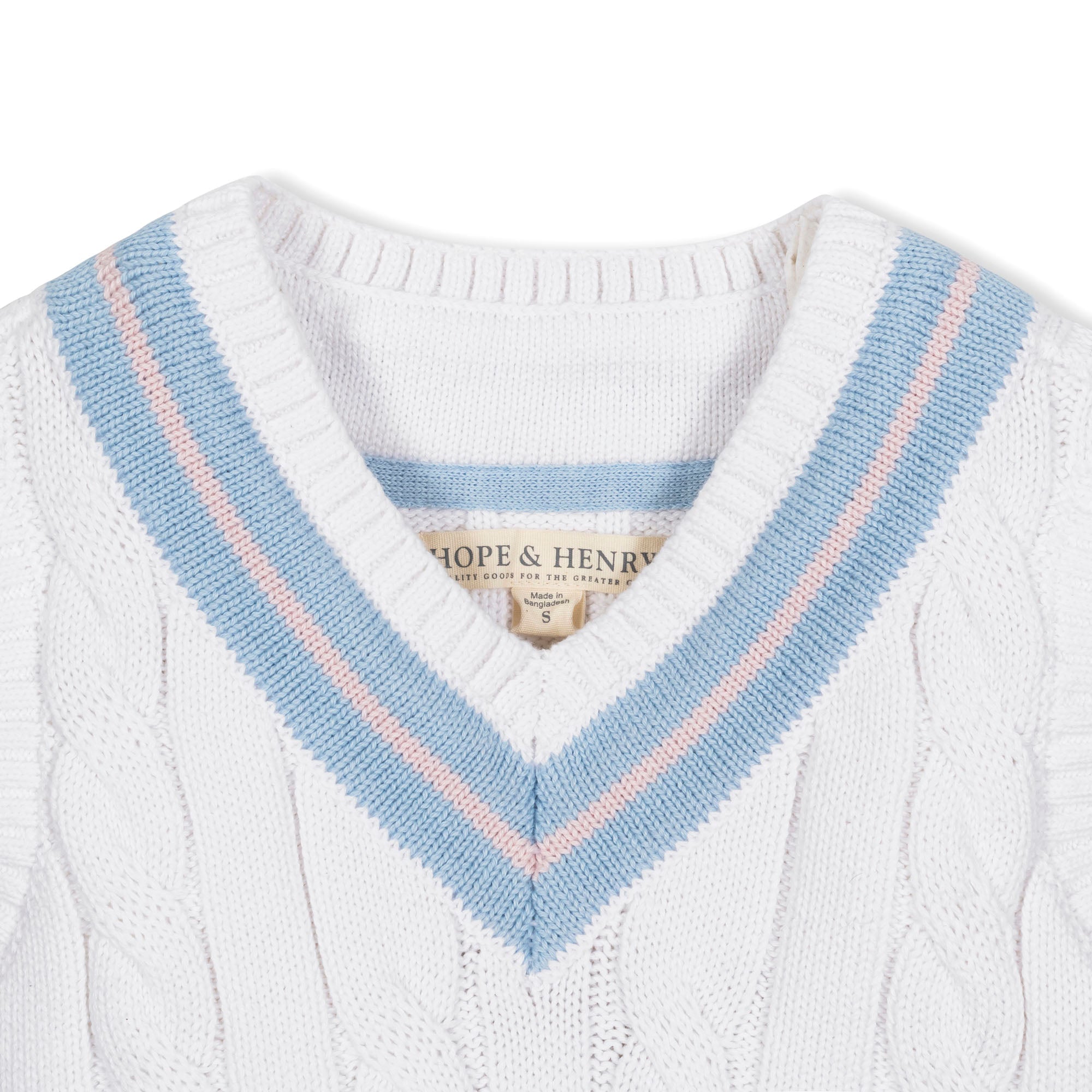 Baby Boy Organic Cotton Cricket Sweater Vest