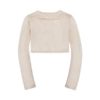 Organic Cropped Special Cardigan