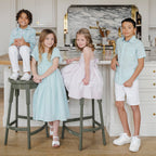 Girls Embroidered Organic Sundress