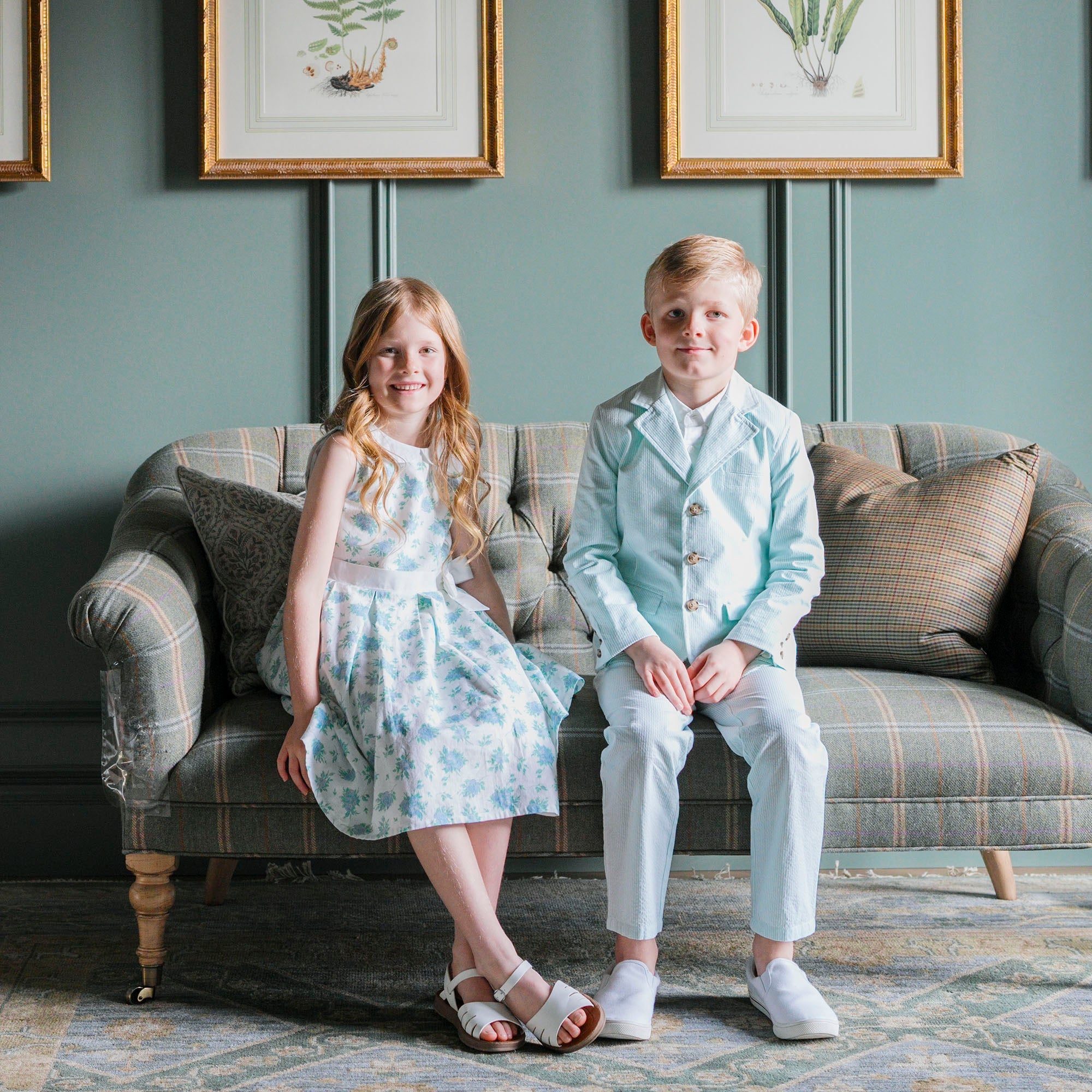 Coastal Cottage Floral Tea Dress