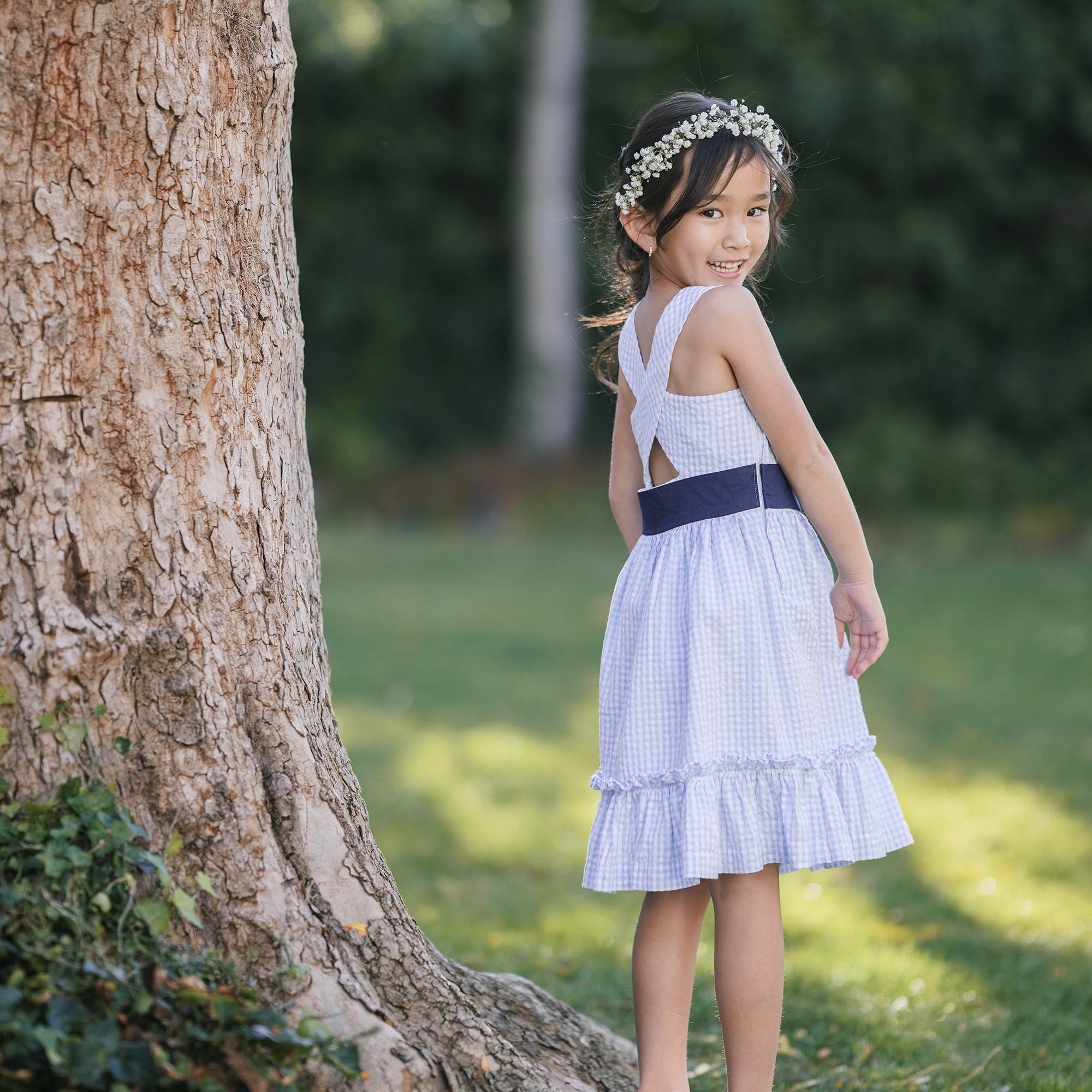 Organic Cross Back Party Dress