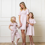 Women’s Organic Cotton Floral Smocked Dress