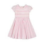 Organic Puff Sleeve Smocked Party Dress