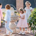 Organic Puff Sleeve Smocked Party Dress