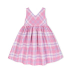 Girls Linen Swing Dress