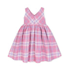Girls Linen Swing Dress