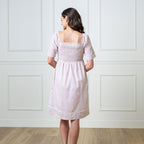 Women’s Organic Cotton Floral Smocked Dress