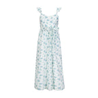 Women’s Linen Flutter Sleeve Dress