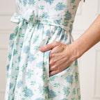 Women’s Linen Flutter Sleeve Dress