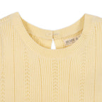 Organic Flounce Hem Sweater Dress