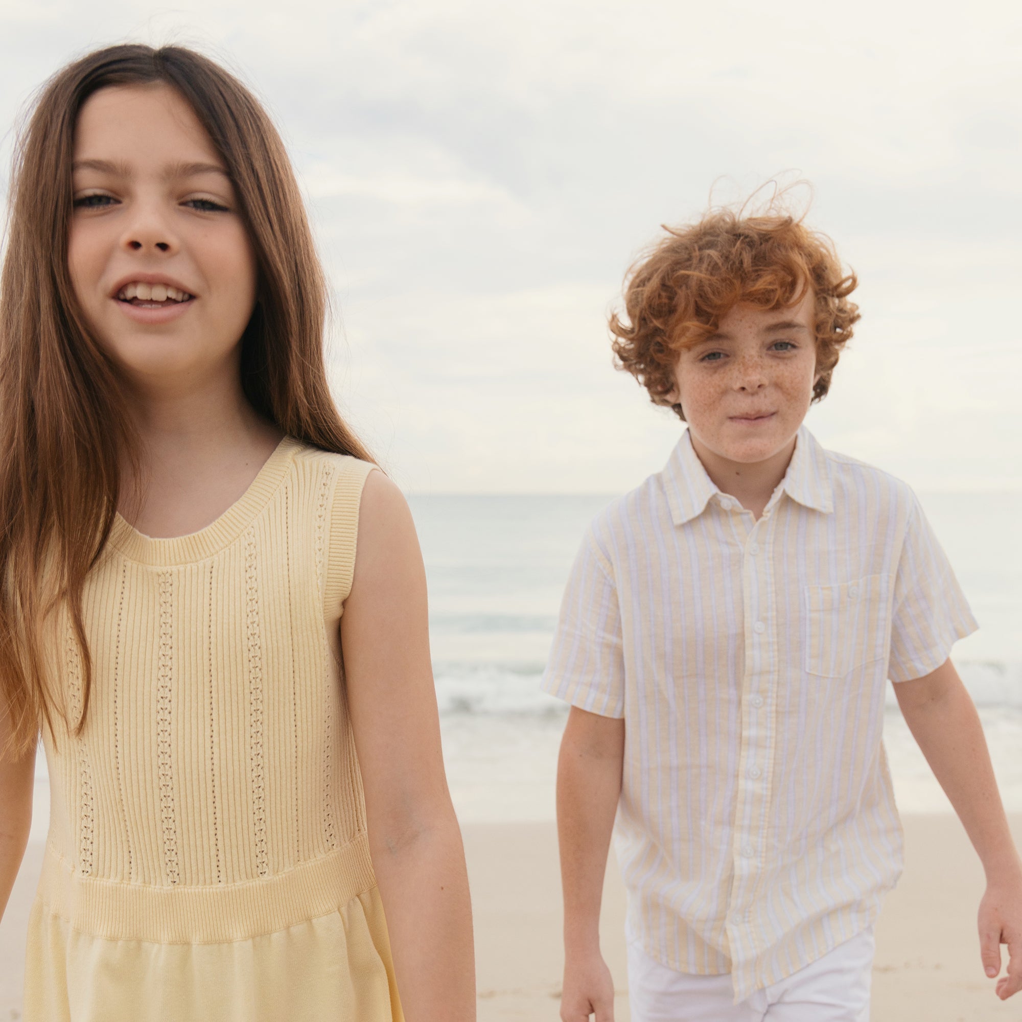 Organic Flounce Hem Sweater Dress