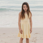 Organic Flounce Hem Sweater Dress