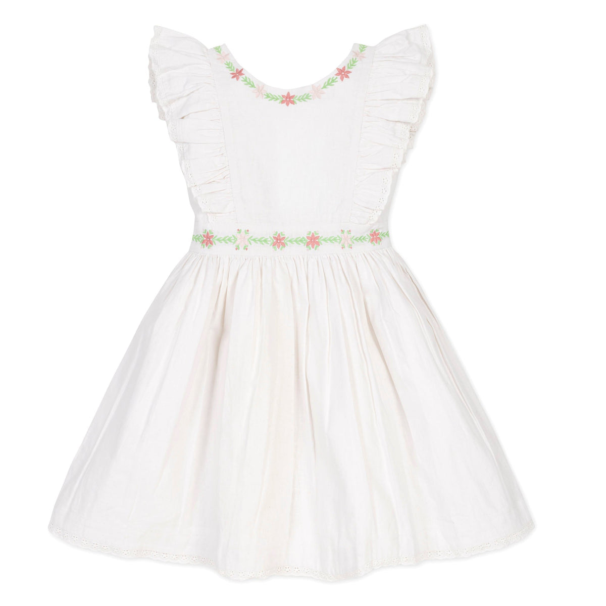 Linen Ruffle Jumper