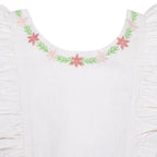 Linen Ruffle Jumper
