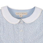 Linen Dress with Peter Pan Collar