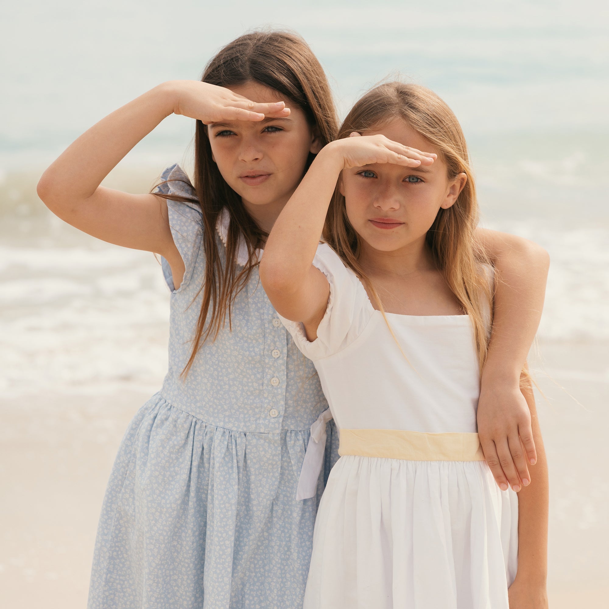 Linen Dress with Peter Pan Collar