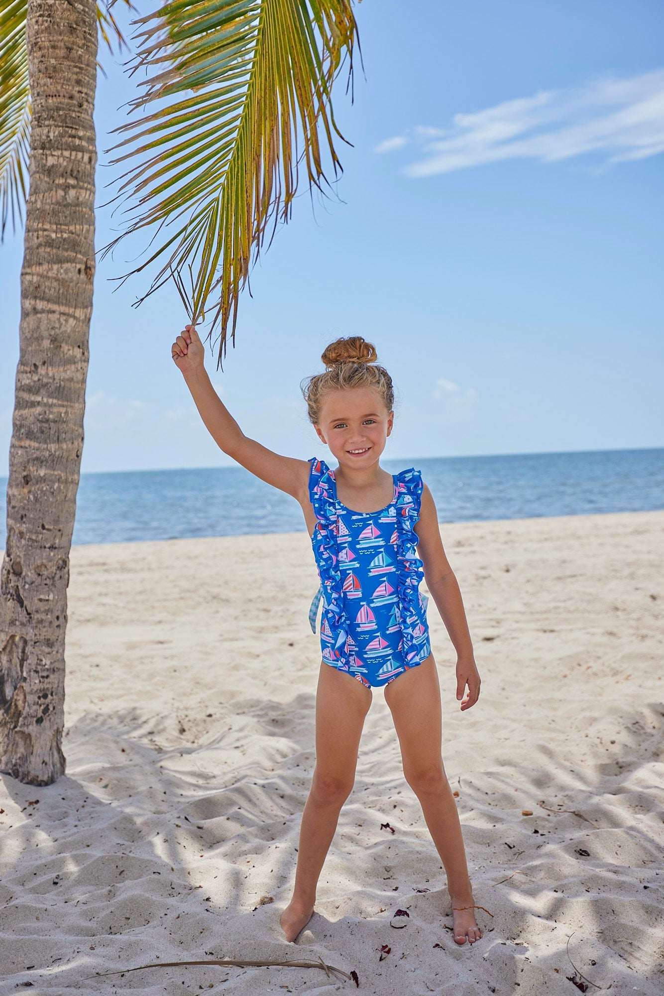 Girls Fair Winds One-Piece Swimsuit