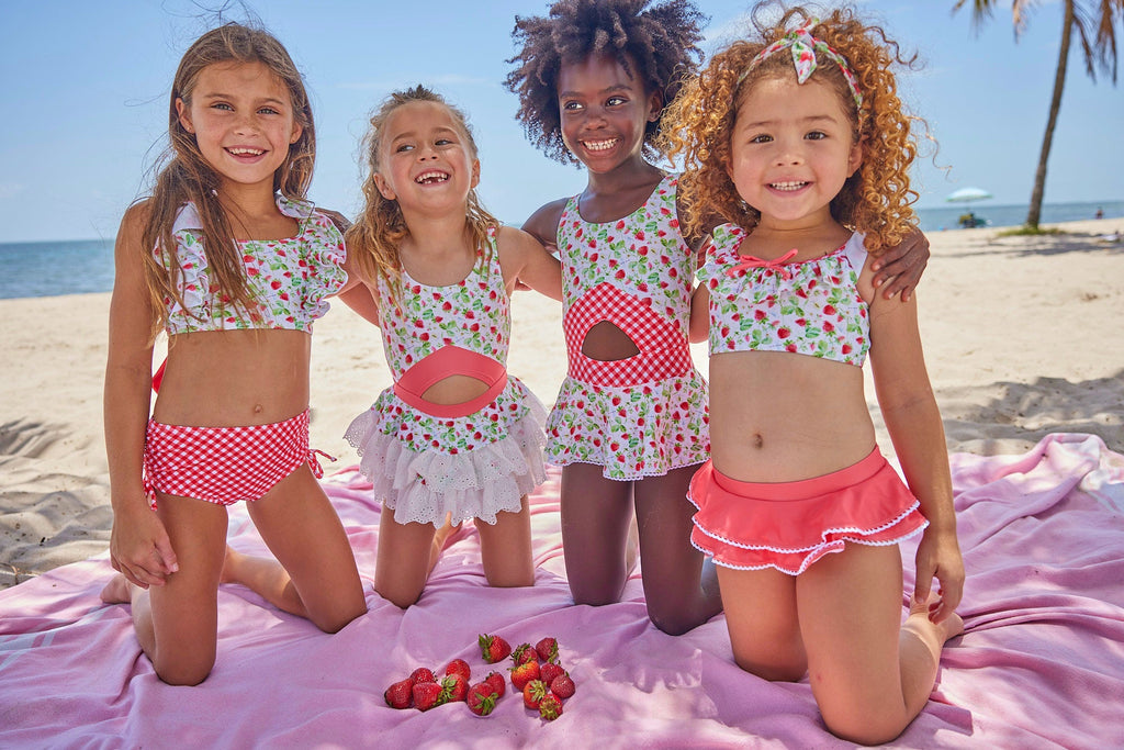 Strawberry Hill Ruffle Two-Piece Swimsuit
