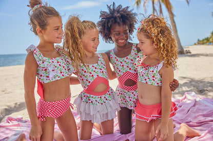 Girls Paradise Castle One Piece Swimsuit