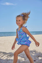 Girls Oceanview Cove One Piece Swimsuit