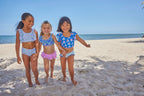Anchors Away Ruffle Two-Piece Swimsuit