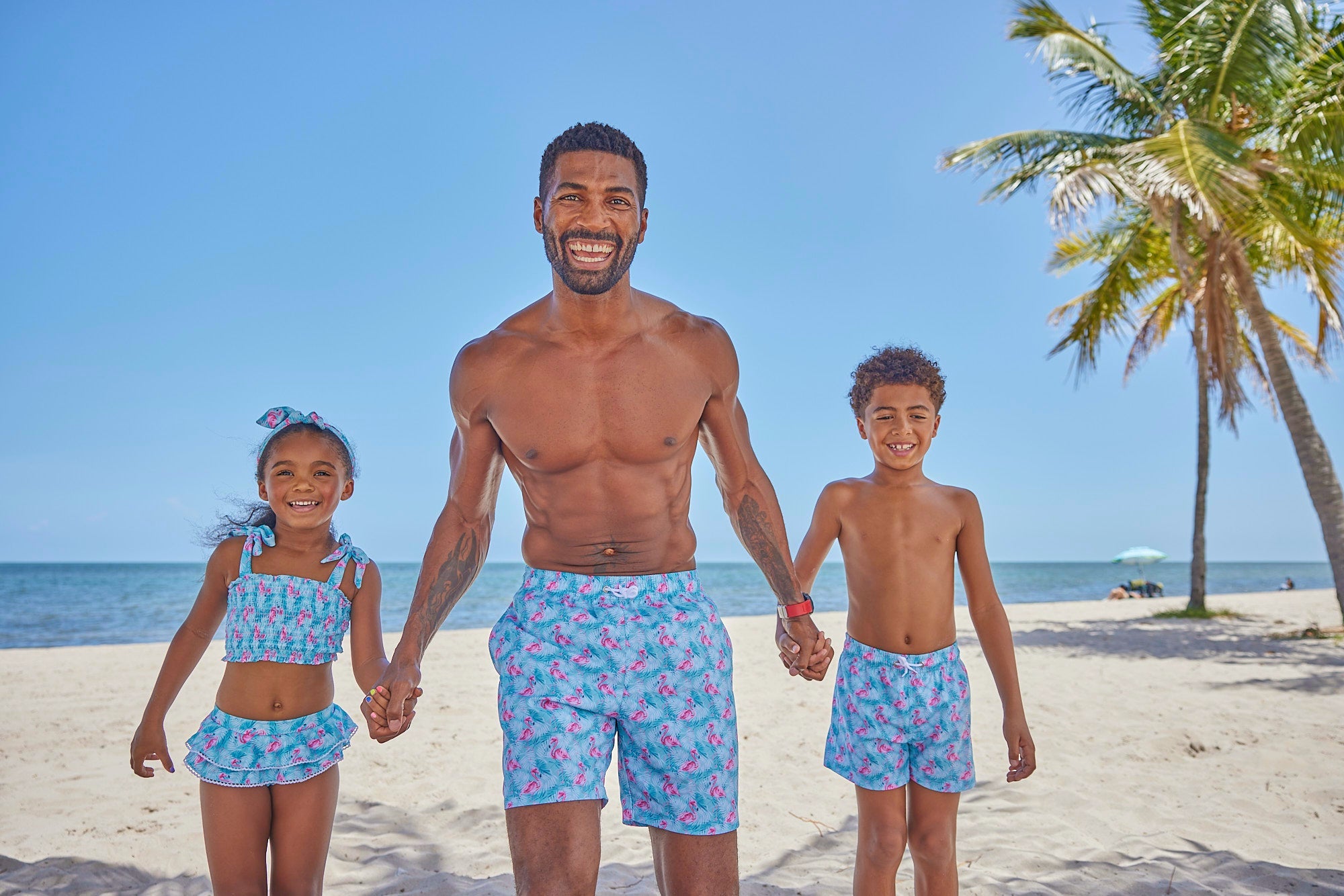 Men's Playa Flamingo Swim Trunks