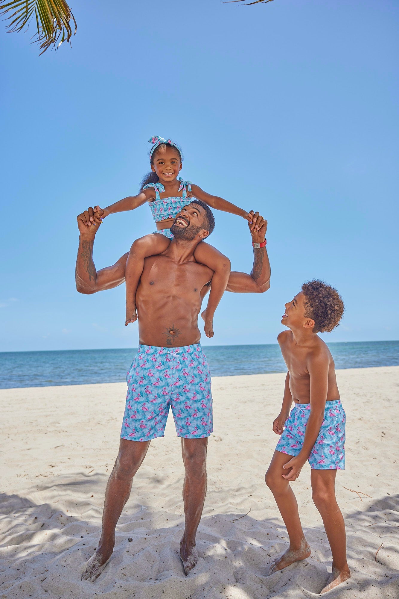 Men's Playa Flamingo Swim Trunks