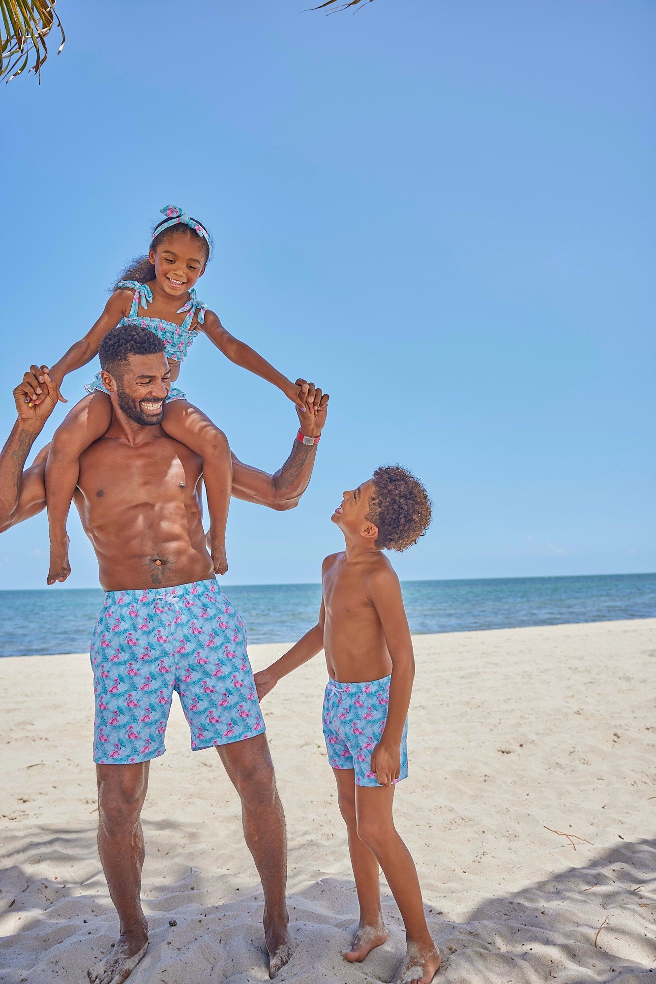 Men's Playa Flamingo Swim Trunks