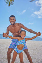 Bermuda Urchin One-Shoulder Bow Swimsuit