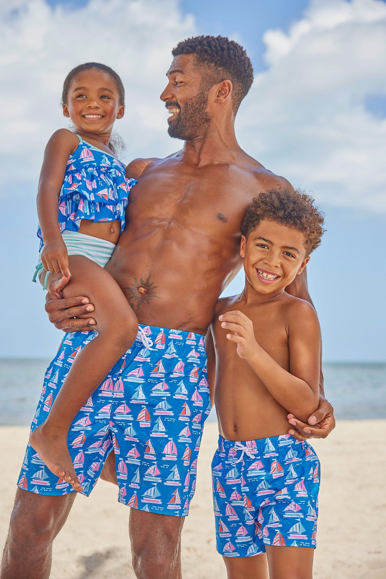 Girls Nautical Nook Two Piece Swimsuit