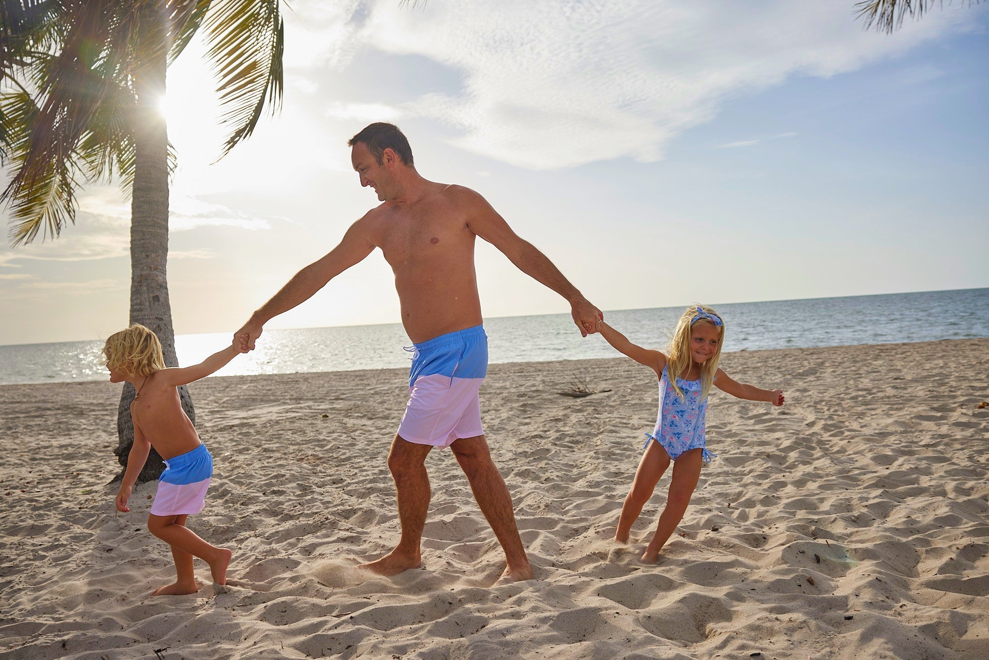 Boys Coastal Cabana Swim Trunks