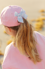 Rainbow Sparkle Bow Baseball Hat (Baby/Toddler, Youth, Junior)