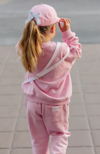 Rainbow Sparkle Bow Baseball Hat (Baby/Toddler, Youth, Junior)