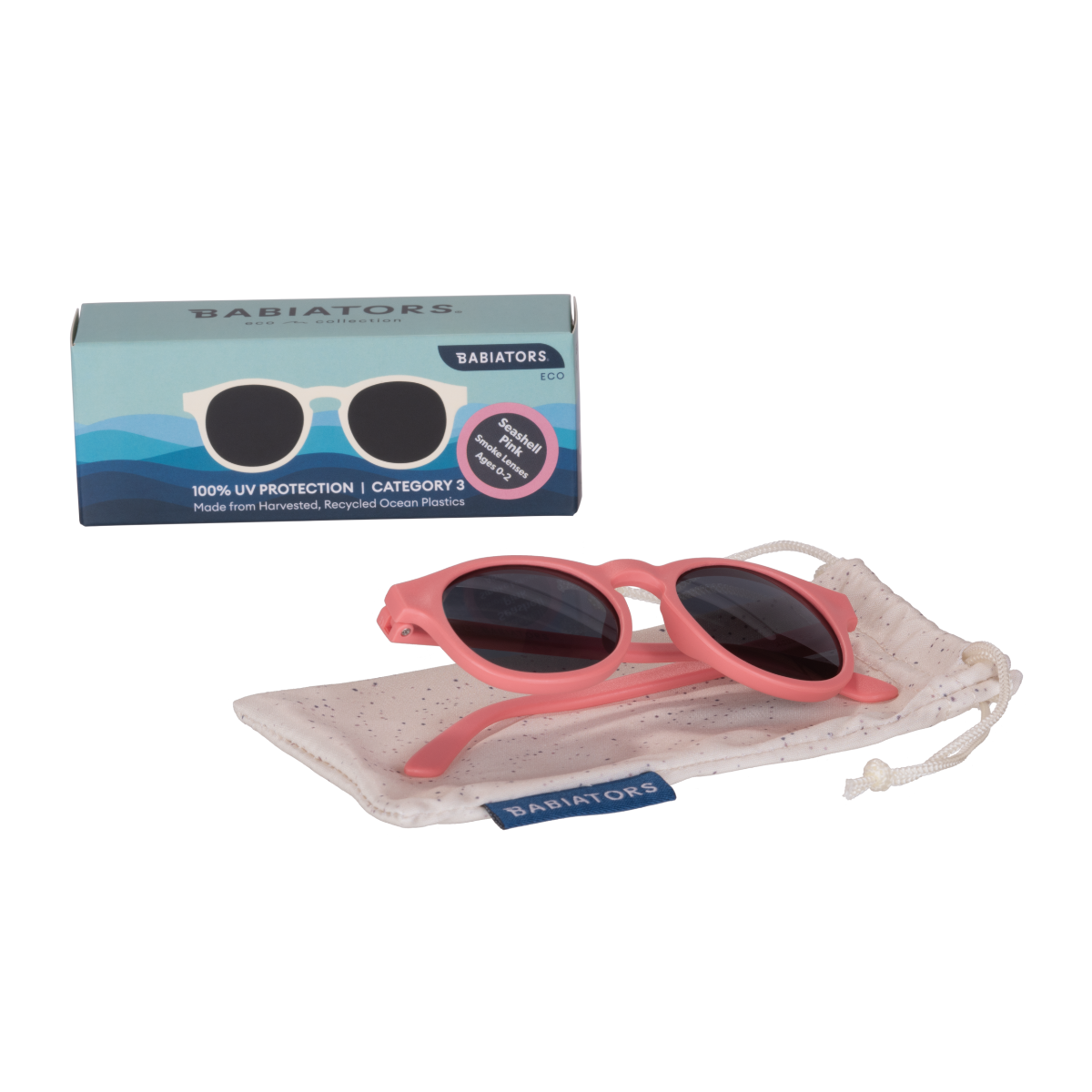 Seashell Pink Eco Keyhole Sunglasses
