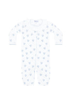 Blue Heart Print Converter Gown